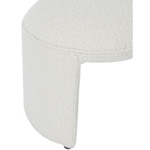 Leo Boucle Ottoman Bench